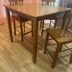 3 Chair Pub Dining Table