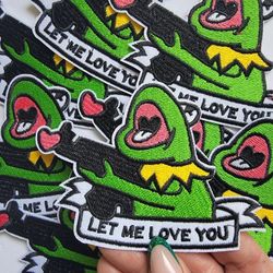 Kermit The Frog Iron On Patch 