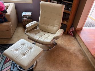 Chair with footrest