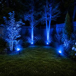Four Color Changing Rgb LED Spotlights
