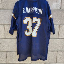 Vintage Rodney Harrison San Diego Chargers Home Jersey