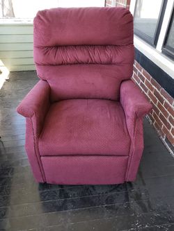 Lazy boy recliner with motor.