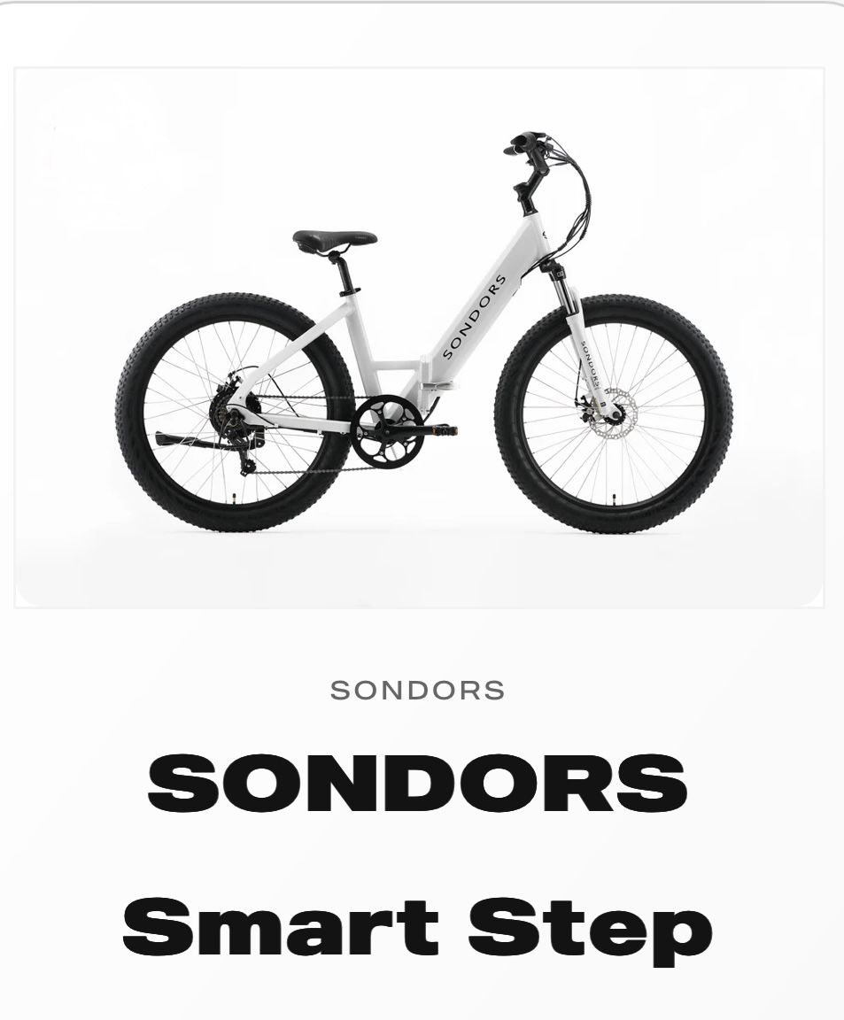 Sondors Smart Step 29” E-Bike (White)