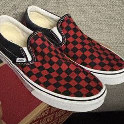 Black And Red Checker Vans