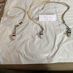 Three Vintage Whistles 
