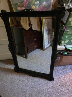 Black Ornate Mirror