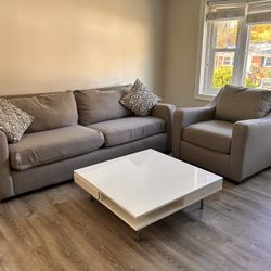 Sofa Set With Coffee Table 