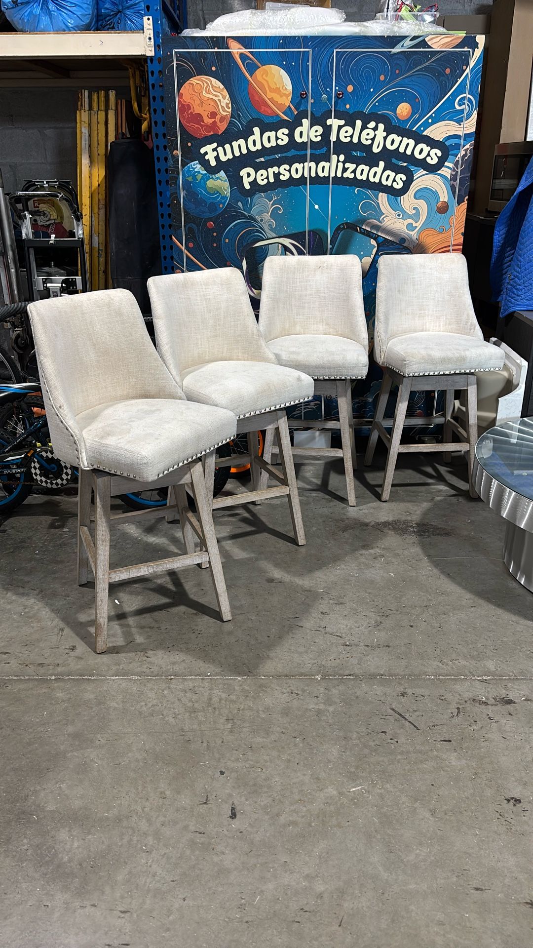 Swivel Counter Stools (4)