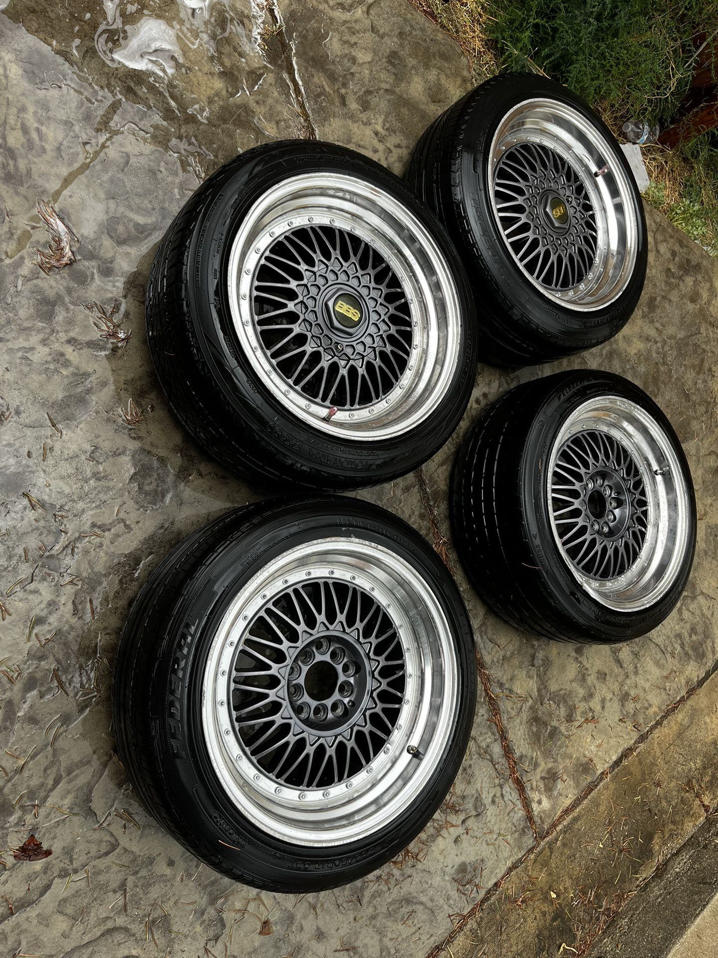 5 Lug Universal BBS Rims 17 Inch