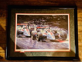 Bill Patterson  "Give No Quarter"  Signed by Nigel Mansell