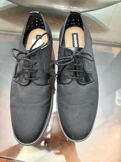 Madden Black Lace-Up Oxford Dress Shoes