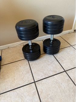 Troy Dumbbells set 70 lb each