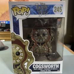 Funko Pop Disney Beauty And The Beast #245 Cogsworth Vaulted
