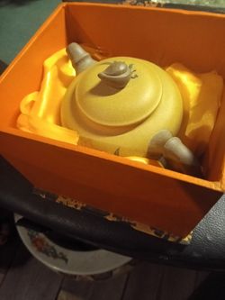 Vintage Duanni Bamboo Clay Teapot