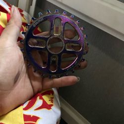 Bmx Parts Half-link Chain And 25 T Sprocket 