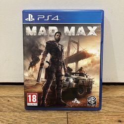 Mad Max (Sony PlayStation 4, 2015)