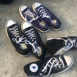 Men’s converse size 11, $10 each pair