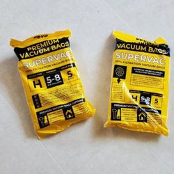 10x Vacuum Bags For 5 Gallon Shop Vac