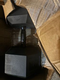115lbs  Rubber Coated Dumbbell