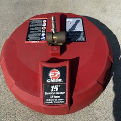 EZ Clean 15” Surface Cleaner For Pressure Washing 