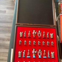 Vintage 1987 Saratoga Mint Disney Character chess set!