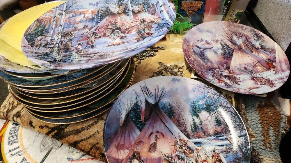native american plates $4 Each
