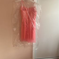 Coral Pink Dress  
