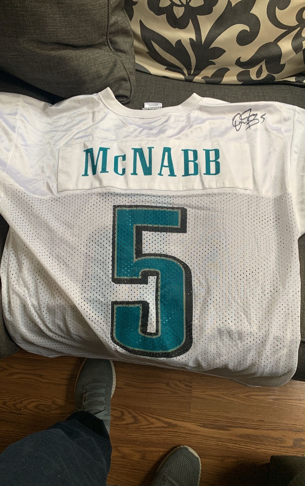 Eagles McNabb Signed Jersey Vintage 1996