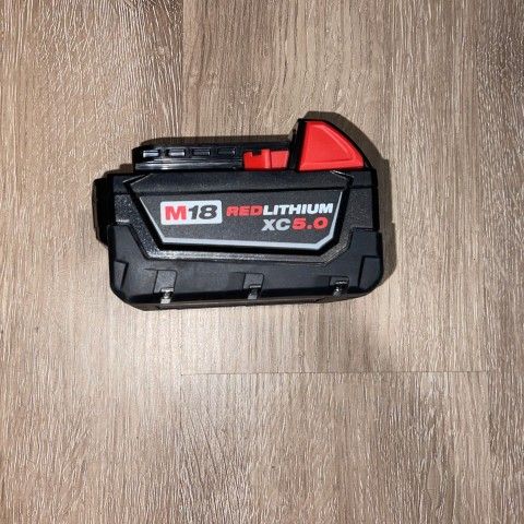 Milwaukee M18 Red Lithium XC 5.0 Amp Battery