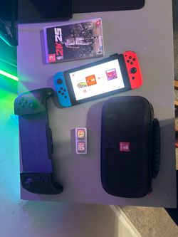 Nintendo Switch Bundle with Games and Case