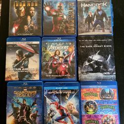 Superhero Marvel DC Sony Blu Ray Movie