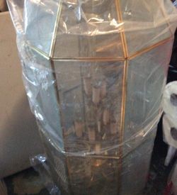 Tall chandelier