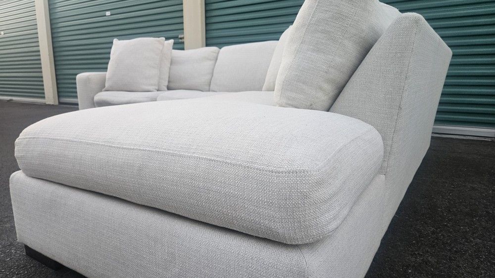 FREE DELIVERY!!! Z Gallerie "Catalina" White Sectional Couch ($3.3K+ Retail...70% OFF!!!)