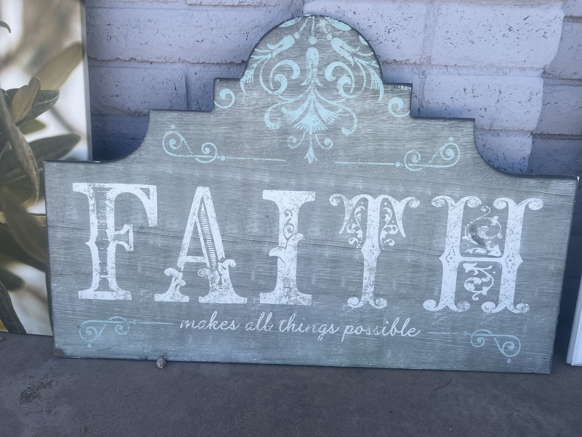 Faith Sign 