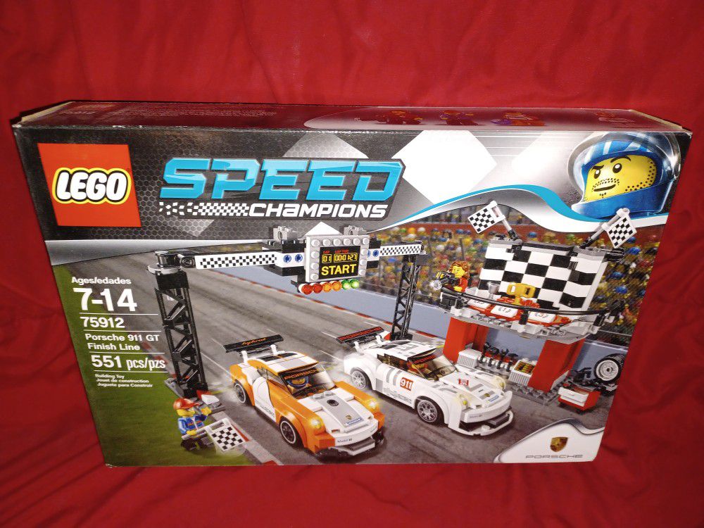 LEGO Speed Champions Porsche 911 GT Finish Line (75912) New Sealed Box