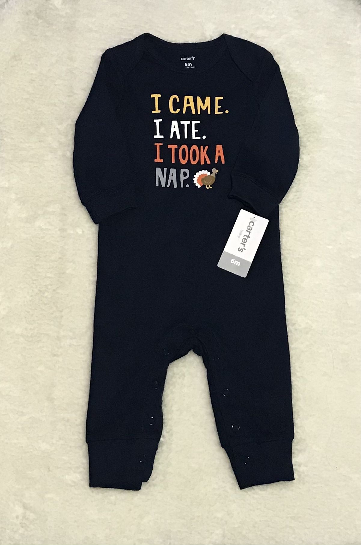 NEW asking $10 SZ 6 Months Thanksgiving Baby Clothes Brand Carter’s
