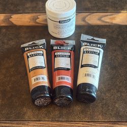 Lot Of Blick& Decoart Acrylic Paints