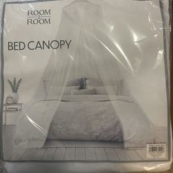 New In Package White Bed Canopy 