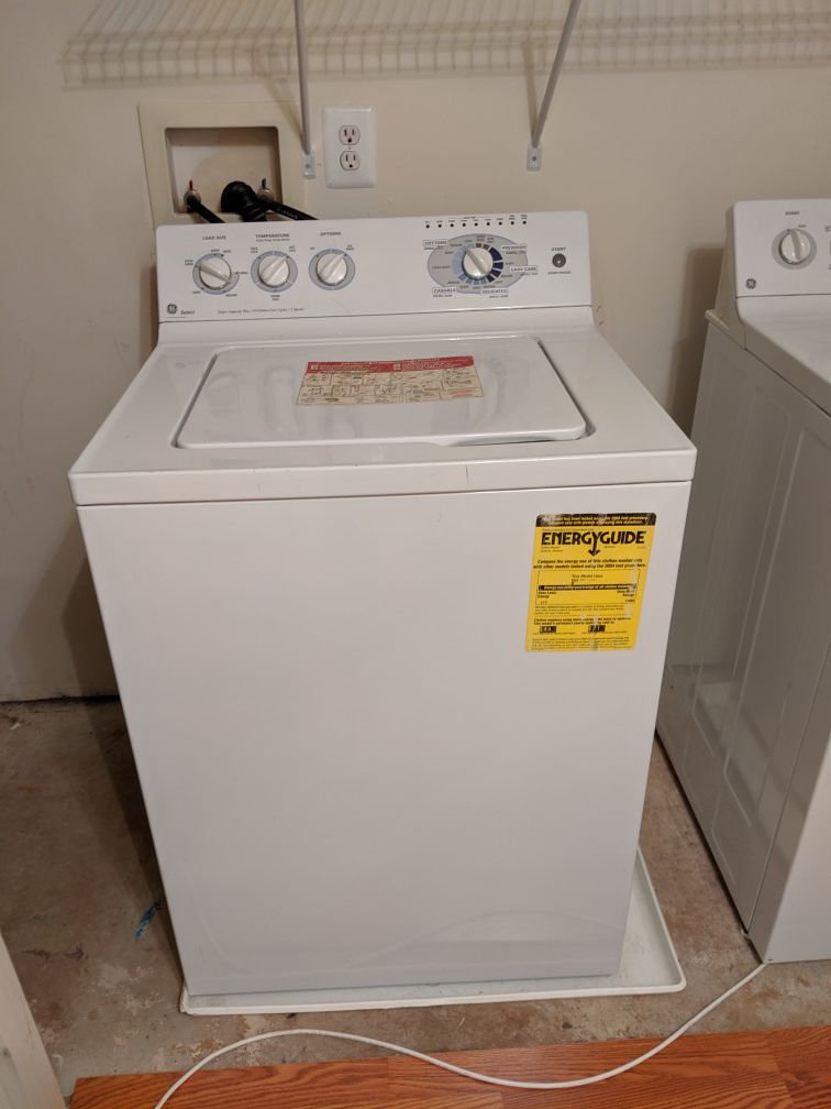 General electric washer and dryer
