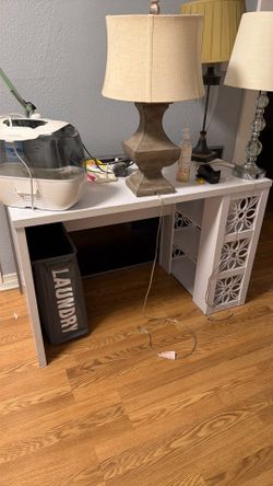 White desk