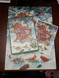 Cobb Hill Adirondack Birds 1000 Piece Puzzle