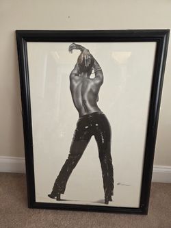 Black and White framed Print