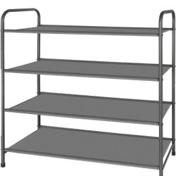 Max Houser 4 Tier Shoe Rack. NEW