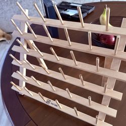 Wooden Thread Rack 