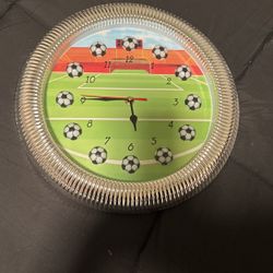 Soccer Mount Wall Clock