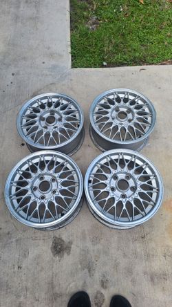 15 inch OEM Nissan BBS rims