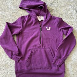 Vintage True Religion Woman’s Rhinestone Hoodie Sweater Size Small, Not Tommy Hilfiger, Polo, Ralph Lauren
