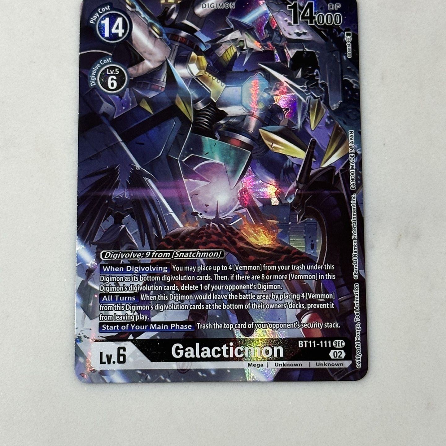 digimon card secret rare Game - BT05 - Battle of Omni [BurningGreymon] Digimon Trading Card Game Release