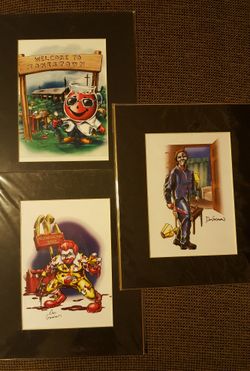 Dan Gorman horror prints