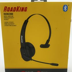 🎧 RoadKing Noise Canceling Mono Bluetooth Headset – Brand New – Great Deal! 